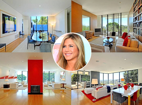 Jennifer Aniston, Justin Theroux Beverly Hills Home, Interior Jennifer Aniston, Justin Theroux Beverly Hills Home, Interior